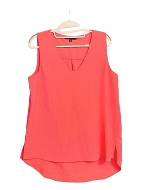 Gibson Coral Sleeveless V Neck Tank Top